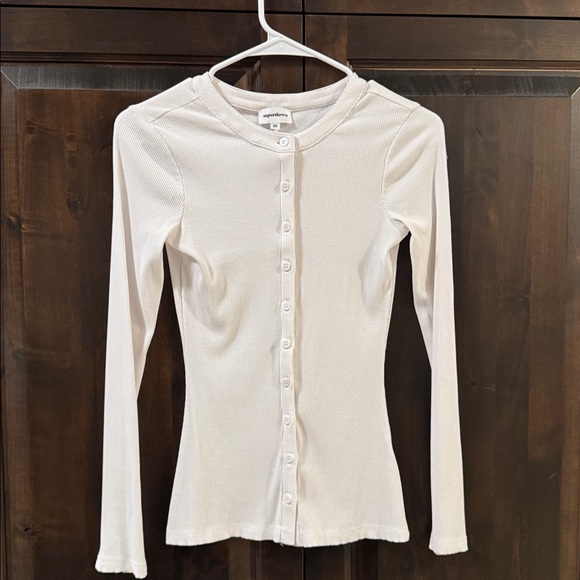superdown white sasha button top size XS - Picture 4 of 6